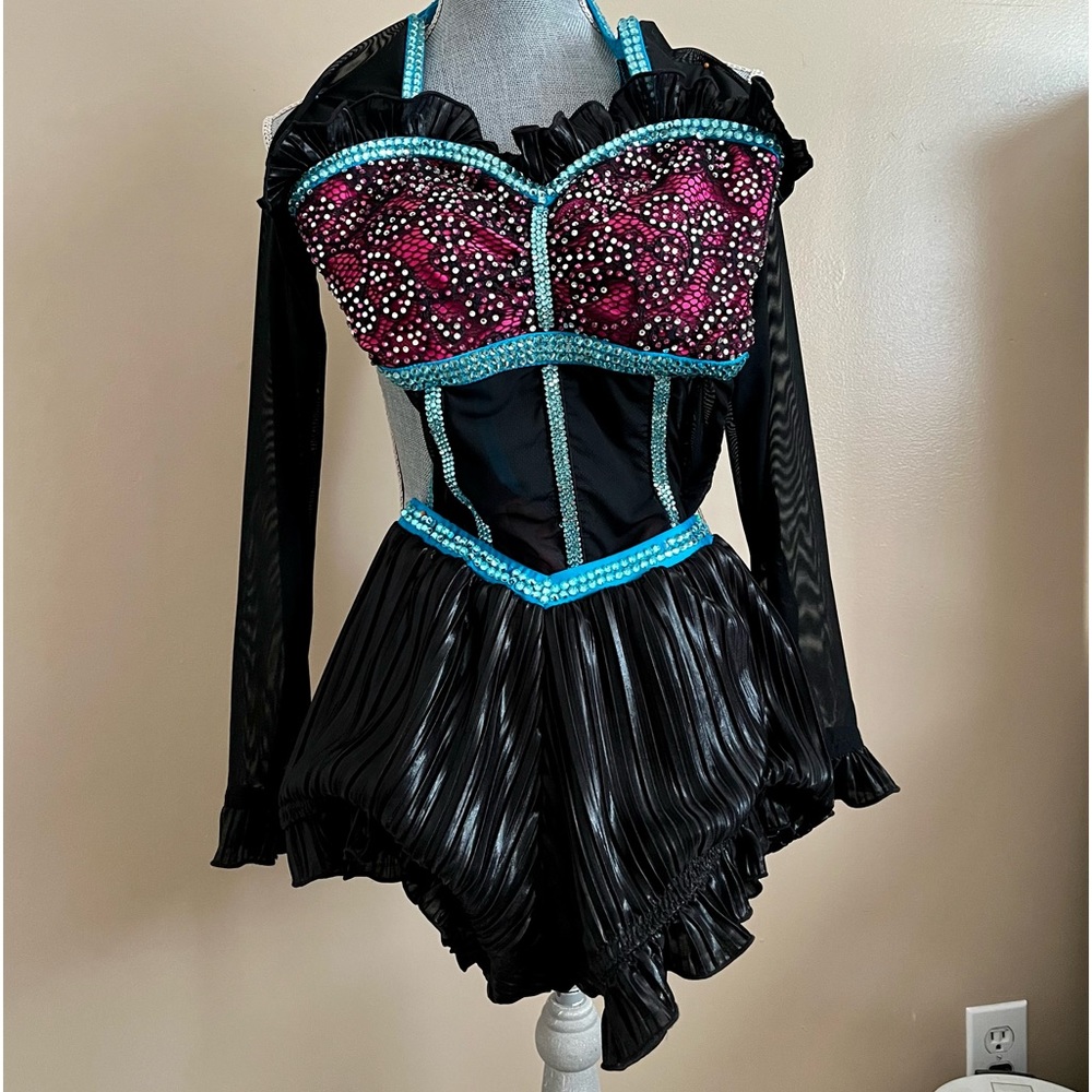 Glamorous detailed dance costume
